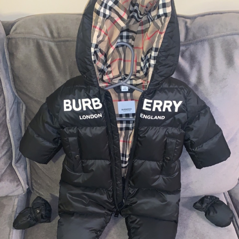 Burberry Logo Puffer Suit